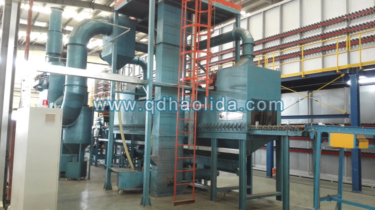 全自動鋁合金輪轂拋丸機